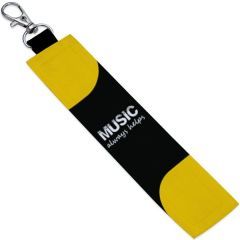 Music Always Helps Personalized Fabric Keychain