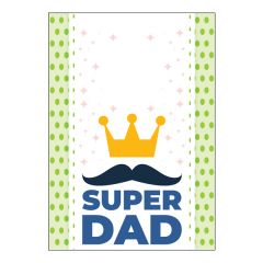 Fathers Day Wishes Printed Wall Poster For Fathers day gift from Daughter