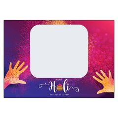 Holi Poster Card Digital Print Thick Paper Poster Card