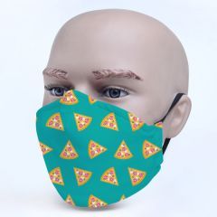 Personalised Fabric Face Mask Printed with Soft Ear Loops And Nose Clip 
