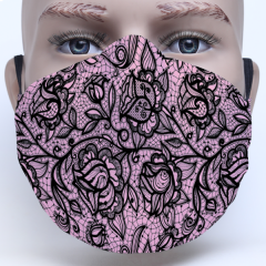 Butterfly Design Printed Cute Face Mask Custom Printed with Text, Image and Art Works