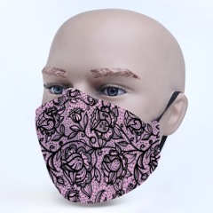 Butterfly Design Printed Cute Face Mask Custom Printed with Text, Image and Art Works