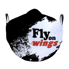Fly on Wings Printed Beautiful Customised Face Mask For Fashion Gifts and Daily Use