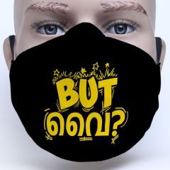 Malayalam Film Dialogues Printed Customised Face Mask Best Fashion Gift For Him/Her