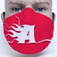 "A" Alphabetic Printed Customised Face Mask Best For Gifting, Birthday Gifts 