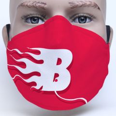 "B" Alphabetic Printed Customised Face Mask Best For Gifting, Birthday Gifts 