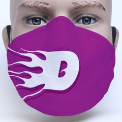 "D" Alphabetic Printed Customised Face Mask Best For Gifting, Birthday Gifts 