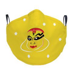Kathakali Image Designed Customised Face Mask Best Gifts For Classical Dance Lovers