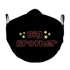 Big Brother Printed Personalised Face Mask For Gifting Brothers Gift for Him