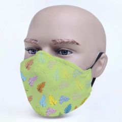 3 Layered breathable Comfort Wearing Soft Fabric Customised Face Mask 