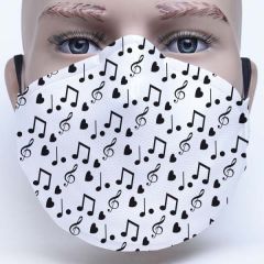 Music Signs Printed Face Mask Design Best Face Mask for Kids Men and Women