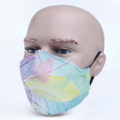 3 Layer Outer layer - Dotted polyester, Middle layer - Non-woven and Innermost layer - Super soft polyester Face Mask