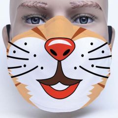 Animal Face Printed Face Mask Trending Face Mask Design Gifts for Kids Men and Women
