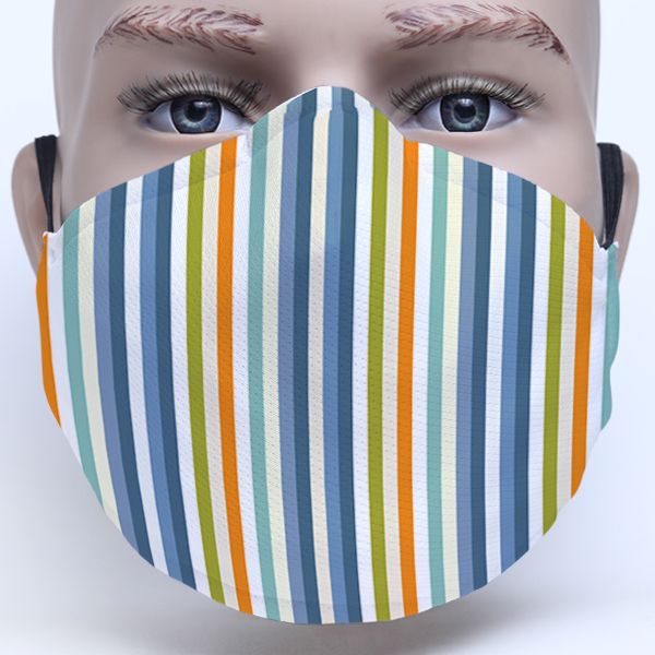 Multi Colored Re-usable Filter Added and FDA Certified Customised Face Mask