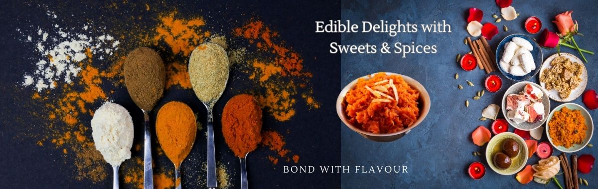 Edible Delights with sweets and spices