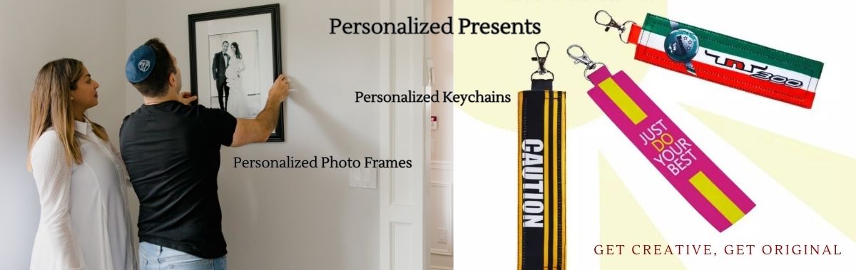Personalized Presents with Keychains and photo frames