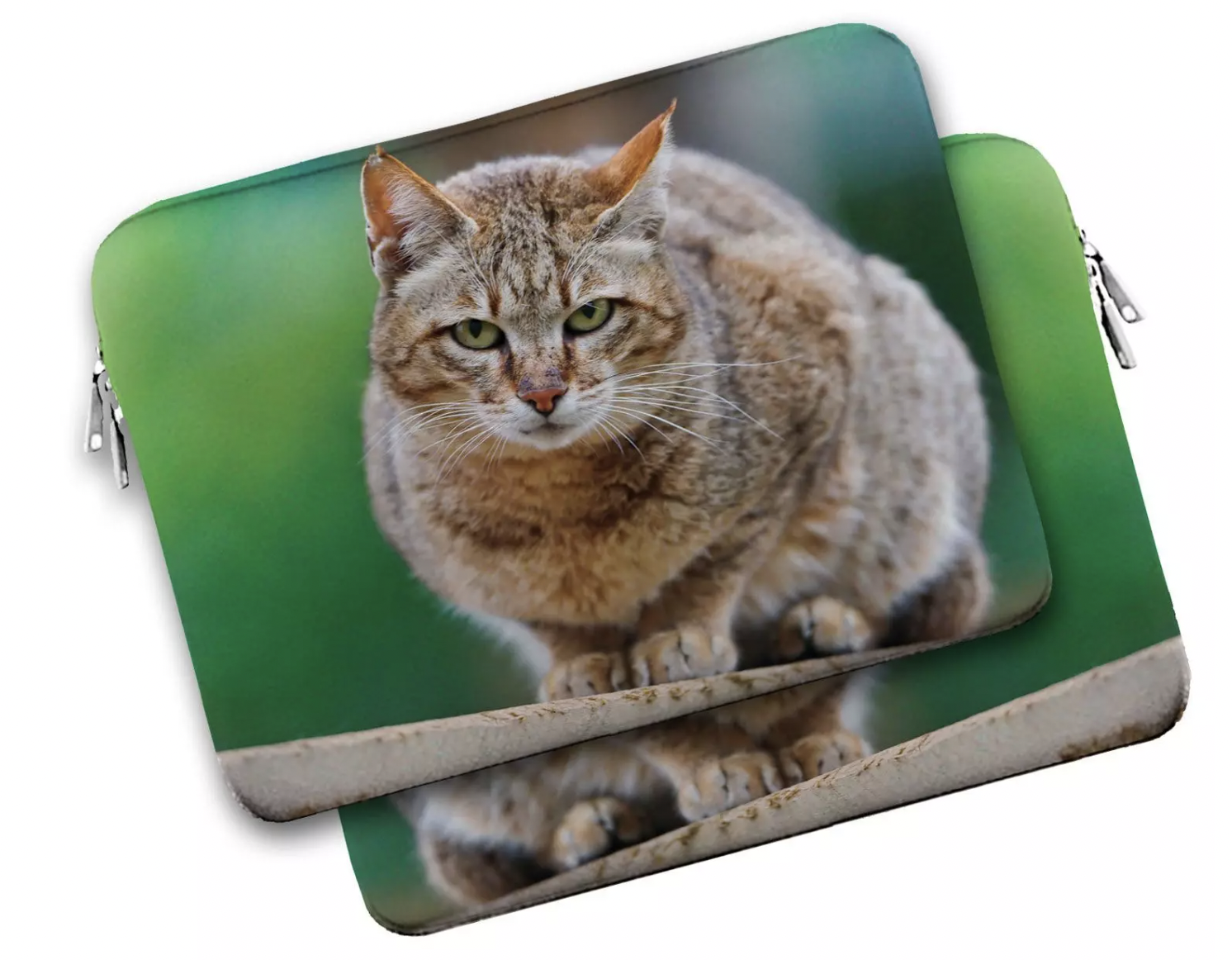 Cat Designed Printed Laptop Sleeve