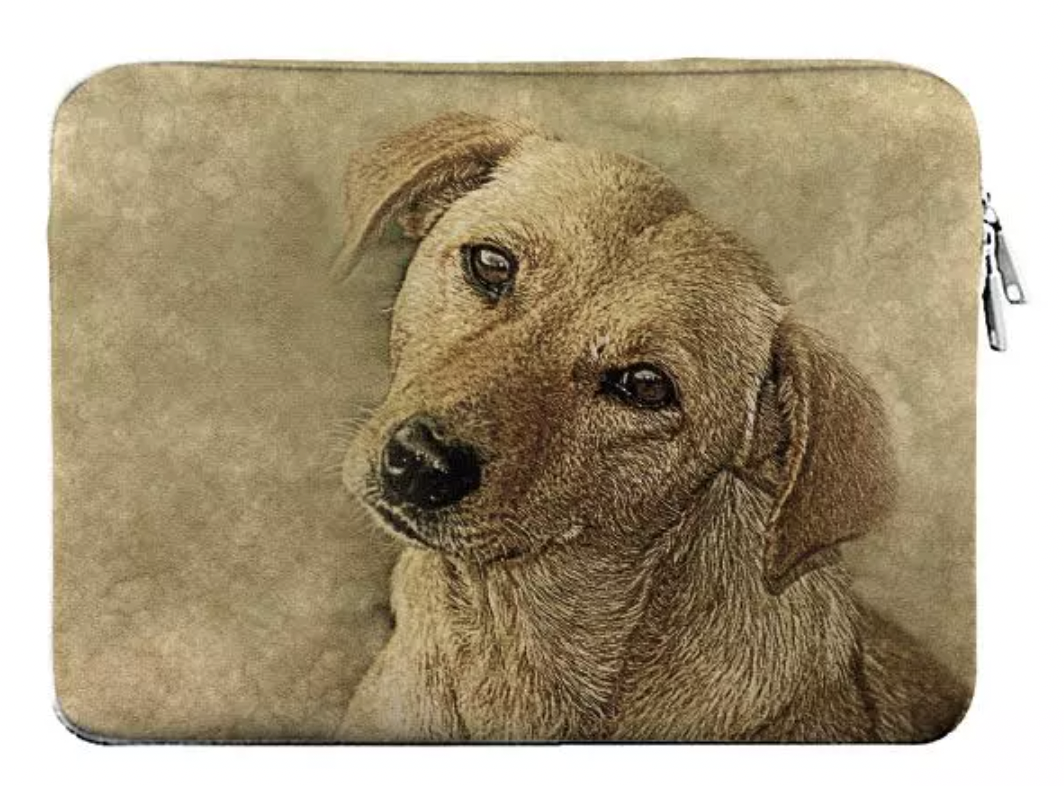 Pet Dog Designed Custom Laptop Sleeve