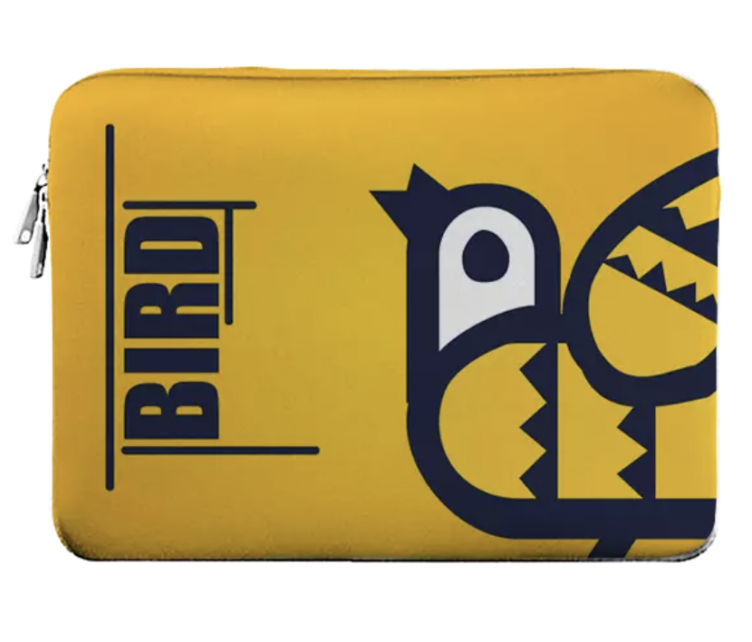Yellow Bird Design Laptop Sleeve
